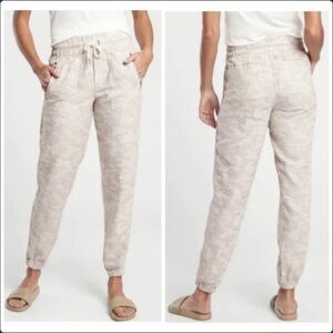 Athleta Cabo Tide Linen Jogger